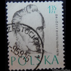 Pologne 00897 Dr Jozef Dietl 1.35Zt de 1957