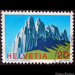 Suisse 00838 Kreuzberge 20cts de 1969