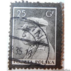 Pologne 00376 Maréchal Pilsudski 25Gr de 1935