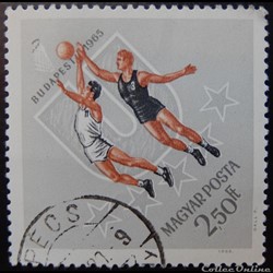 Hongrie 01761 basketball 2.50ft de 1965