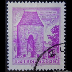 Autriche 00873BB porte de Vienne, Hainburg 4S de 1960