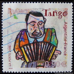 03933 le Tango Le joueur de bandonéon 0.90€