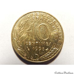 10 centimes Marianne 1998