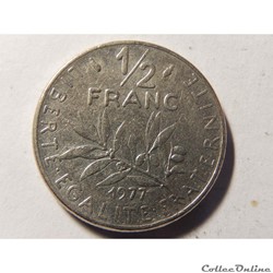 50 centimes Semeuse 1977