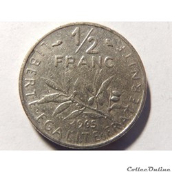 50 centimes Semeuse 1965