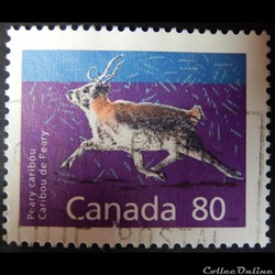 Canada 01172 Caribou 80c de 1990