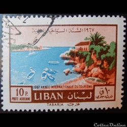 Liban PA0413 Tabarja 10p de 1967