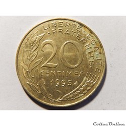 20 centimes Marianne 1995