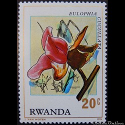 Rwanda 00753 Orchidée 20c de 1976