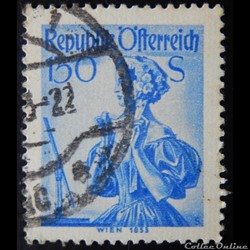 Autriche 00894 costume traditionnel de Vienne 1.50S de 1958