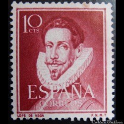 Espagne 00822 Felix Lopez de Vega 10c de 1951