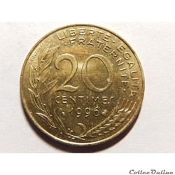 20 centimes Marianne 1996