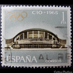 Espagne 01337 assemblé du CIO 1Pta de 1965