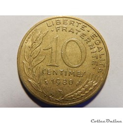 10 centimes Marianne 1980