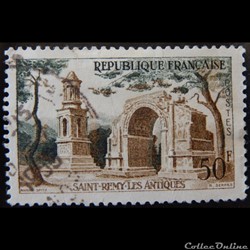 01130 Saint Rémy de Provence Les Antiques 50F de 1957