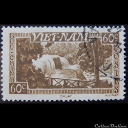 Viet-Nam 00005 cascade de Bongour, Da Lat 60c de 1951