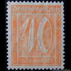 Allemagne Reich 00165 chiffre 40pf de 1922