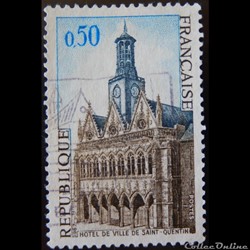 01499 Saint Quentin L´Hôtel de Ville 0.50F de 1967