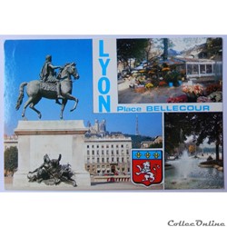 CP du Rhône, Lyon, place Bellecour