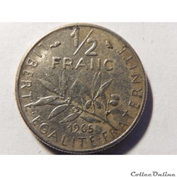 50 centimes Semeuse 1965