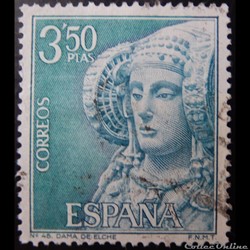 Espagne 01591 la dame d'Elche 3.50Ptas de 1969