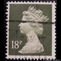Royaume-Uni 01141 reine Elisabeth II 18p de 1984