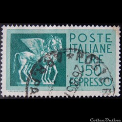 Italie E0044 chevaux ailés Etrusques 150 lires de 1966