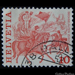 Suisse 01034 coutumes populaires 10cts de 1977