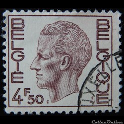 Belgique 01581C roi Baudouin 4F50 de 1972