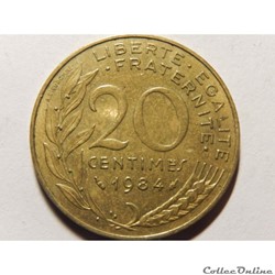 20 centimes Marianne 1984