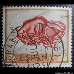 Espagne 01435 peinture rupestre 1.20Ptas de 1967