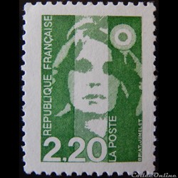 02714 Marianne de Briat 2F20 vert de 1991