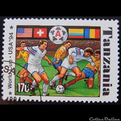 Tanzanie 01715E Championnat du monde de Football de 1994 groupe A 170 TSh