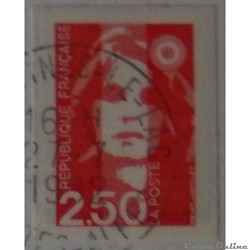 AA00003 Marianne de Briat rouge 2.50F de 1991