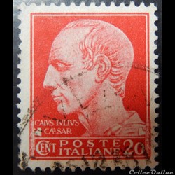 Italie 00228 buste de Jules César 20c de 1929