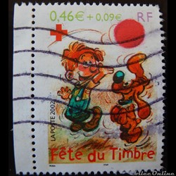 03468 Boule et Bill, timbre issu du carnet 0.46€ + 0.09€