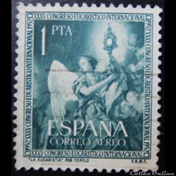 Espagne PA0255 congrès international de l'eucharistie 1Pta de 1952