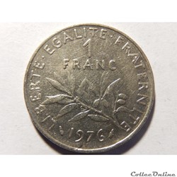 1 franc semeuse 1976