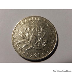 1 franc semeuse 1961