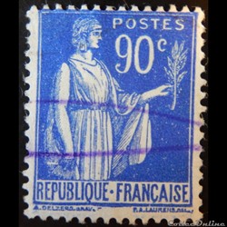 00368 Type Paix 4ème série 90c outremer