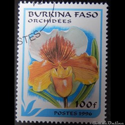Burkina Faso 00994A Orchidées 100f de 1996