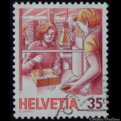 Suisse 01253 Comptoir postal 35cts de 1987