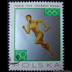 Pologne 01474 JO course de relais 50Gr de 1965
