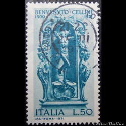 Italie 01068 B. Cellini 50 lires de 1971