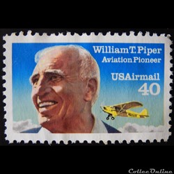 Etats Unis PA0122 William T. Piper 40c de 1991