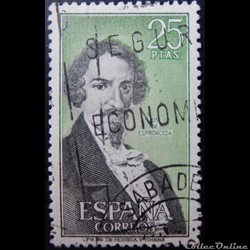 Espagne 01726 José de Espronceda 25Ptas de 1972