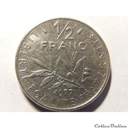 50 centimes Semeuse 1977