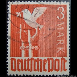 Allemagne Occupation 0051 colombe et liberté 3DM de 1947