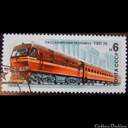 URSS 04908 locomotive diesel TEP 75 6 k de 1982