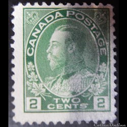 Canada 00109 roi George V 2c de 1922